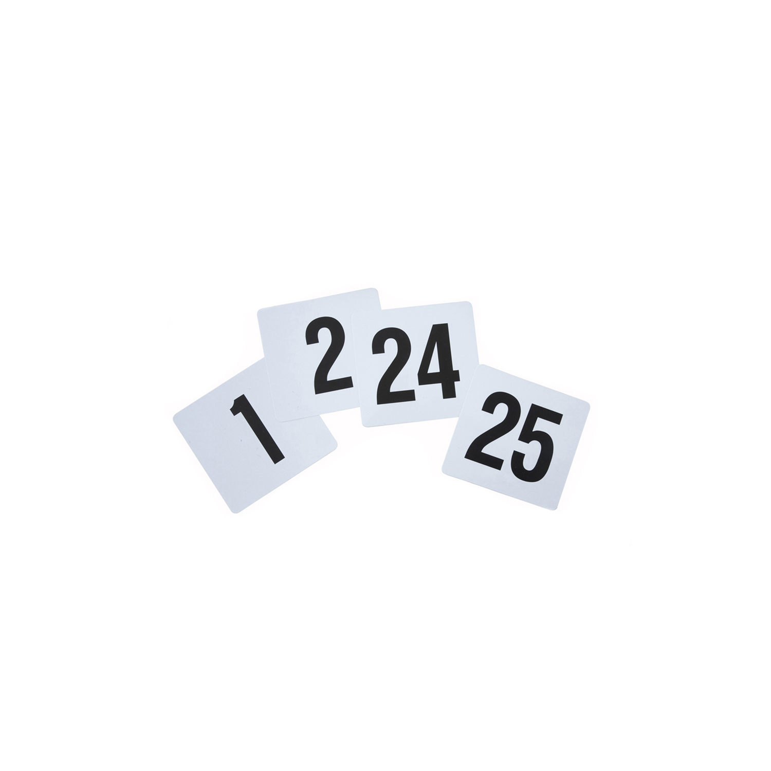 Банкетний карт-номер Winco 1-25 Білий (10161)