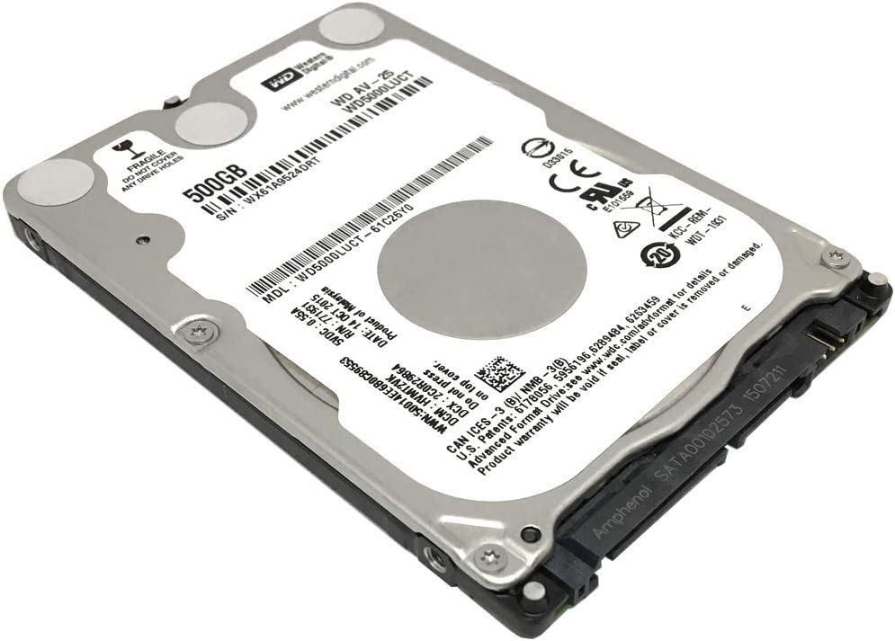 Жесткий диск Western Digital AV-25 500GB 5400rpm 16MB WD5000LUCT 2.5 SATA II