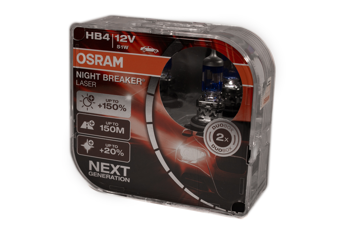 Автолампа OSRAM 9006NL HB4 Night Breaker LASER NG +150% 51W 12V P22d HardDuopet