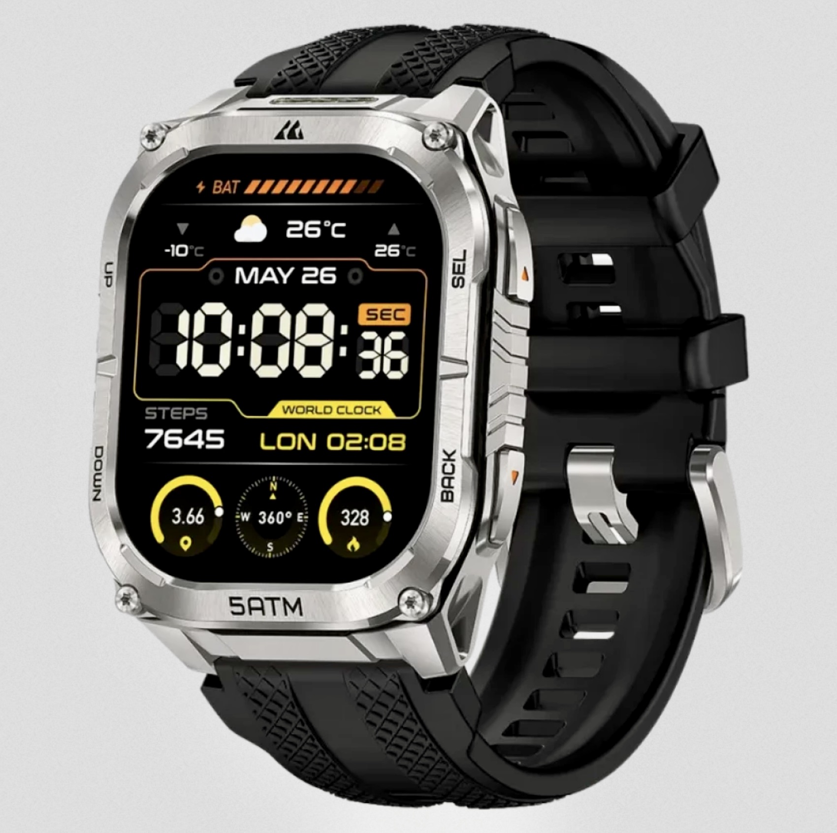 Тактичний Kospet Tank M4C Silver