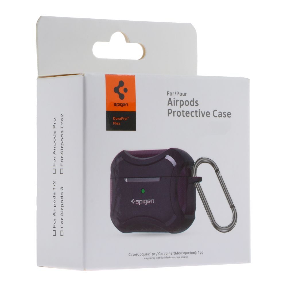 Футляр с карабином Spigen DuraPro Flex Airpods 3 Purple (35268_3345642)