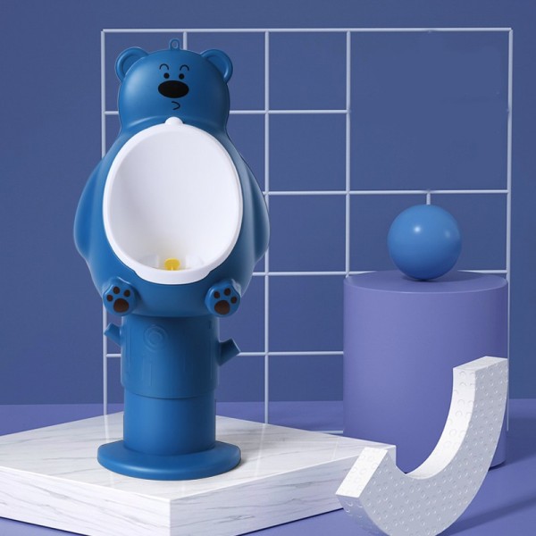 Писсуар детский с регулировкой высоты Little bean Teddy Синий (11130-BTM-2)