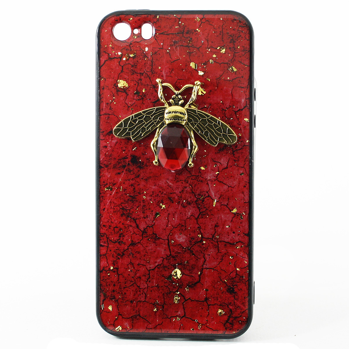 Чехол Epoxy Bee Case для Apple iPhone 5 / 5S / SE Red