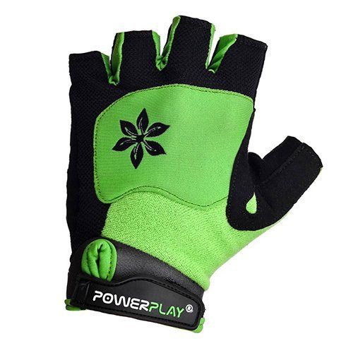 Велосипедные перчатки женские 5284 Power Play  XS Зеленый (07228043)
