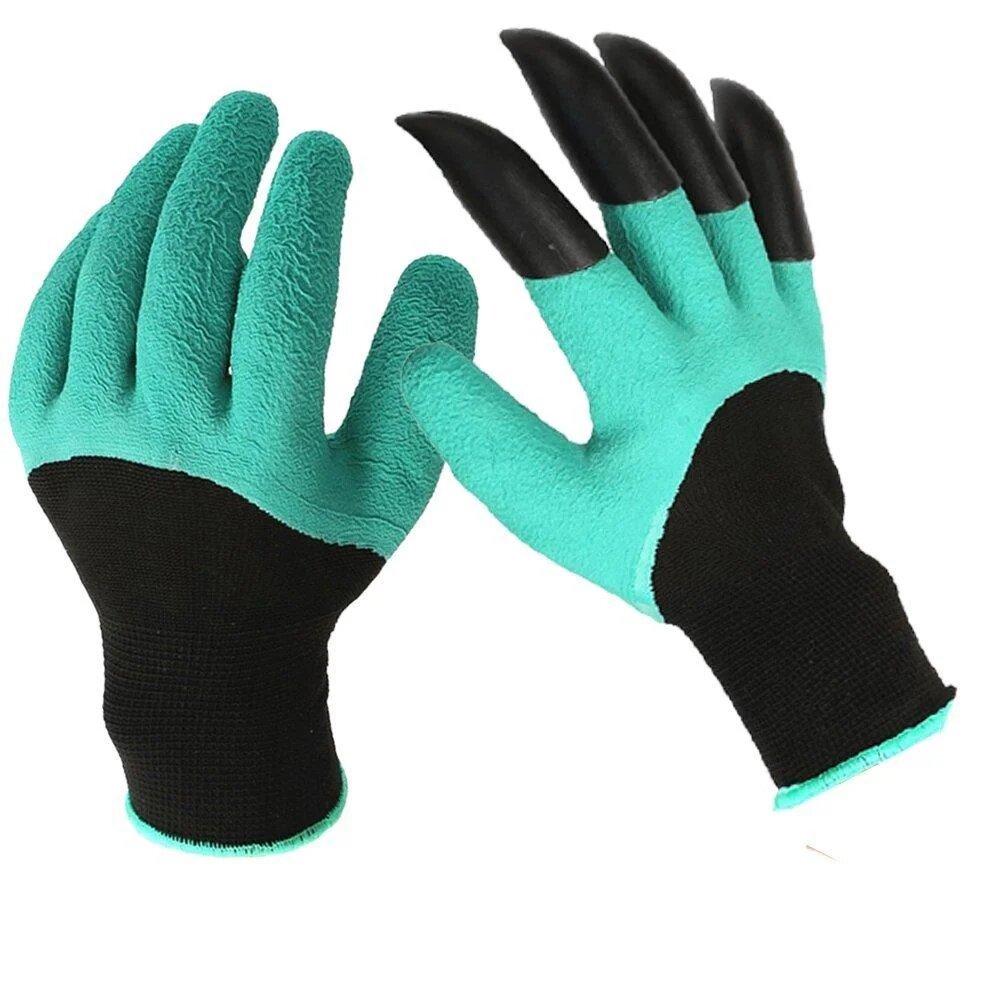 Садовые перчатки Garden Genie Gloves с пластиковыми наконечниками (R0453)