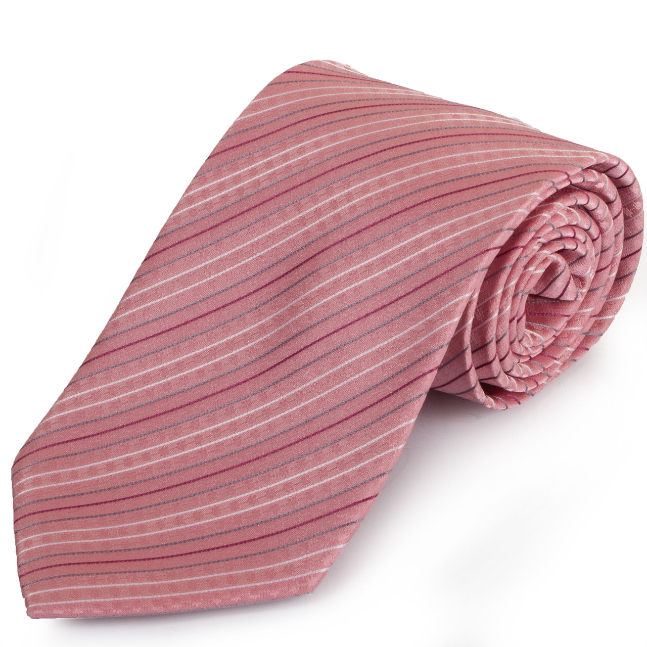 Краватка поліестерова стандарт Schönau-51 рожевий