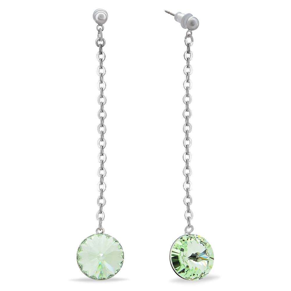 Сережки KOBI Rivoli Kolo на ретиск 12 мм зі Swarovski (7740-1074-24-32)
