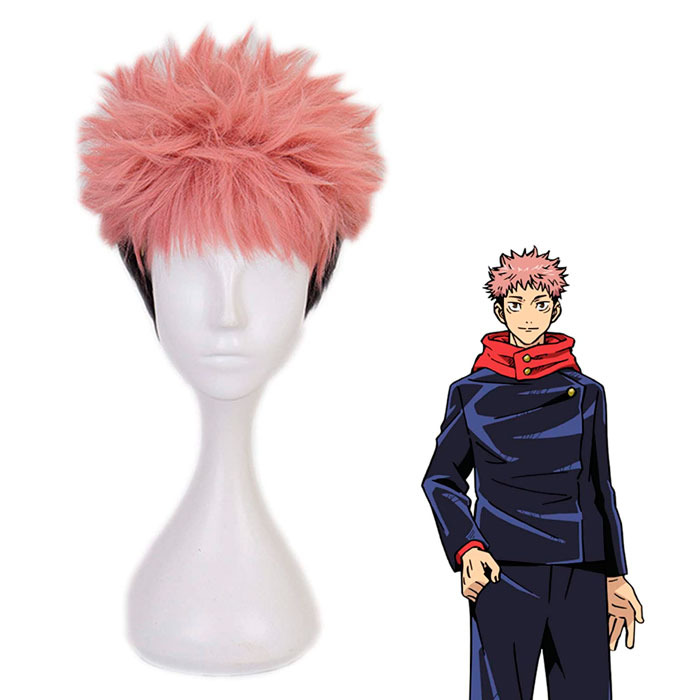 Парик Fan Girl Итадори Юди Магическая битва - Jujutsu Kaisen! (16943)