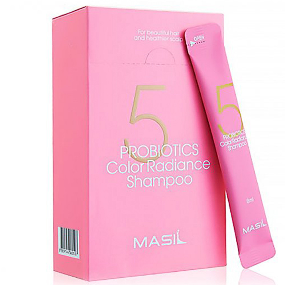 Шампунь с пробиотиками для защиты цвета Masil 5 Probiotics Color Radiance Shampoo 8 мл*20 шт (8800000000507)