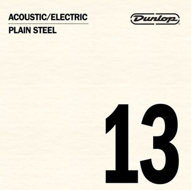Струна Dunlop DPS13 Acoustic Electric Plain Steel String .013