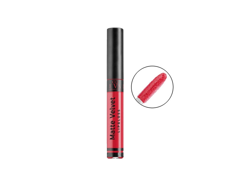Матовий блиск для губ Eva Cosmetics Matte Velvet Відтінок №7