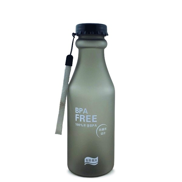 Пляшка для води BPA Free 550 мл матова Сіра (715814323V)