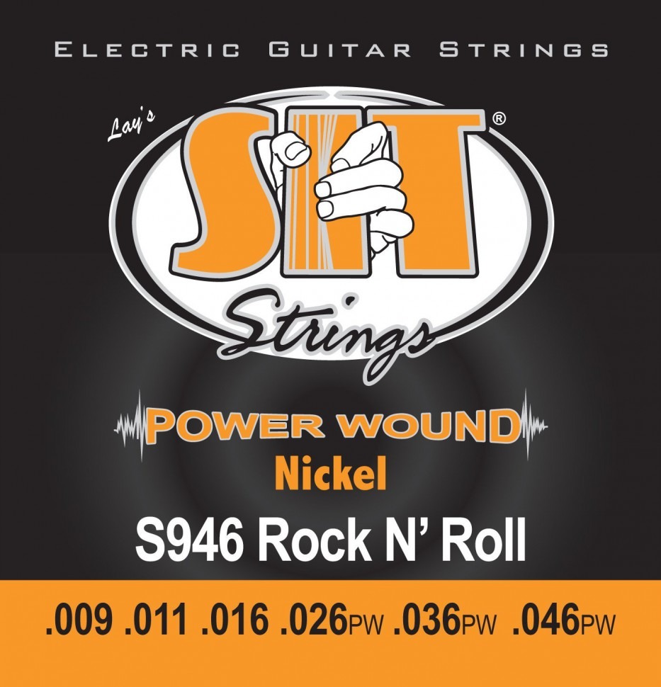 Струны для электрогитары SIT SITS946 Rock-N-Roll Power Wound Nickel Electric Guitar Strings 9/46