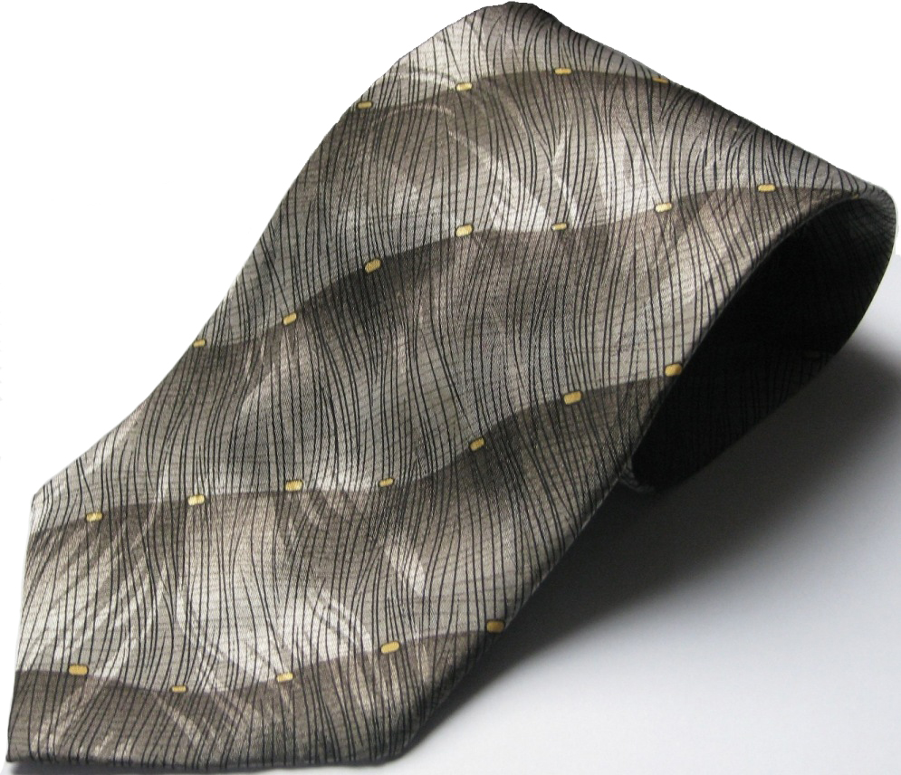 Краватка з натурального шовку стандартна Schönau - 146 Сіро-коричнева