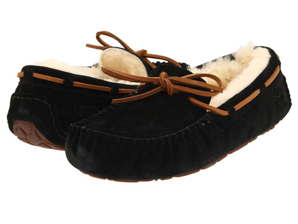 UGG DAKOTA SLIPPER Black -7 UGG Чорний 41 (10) Жіночий Замша (UGG7_41)
