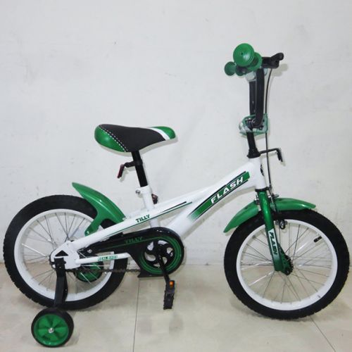 Велосипед FLASH Зелено-білий (TOY-46260)