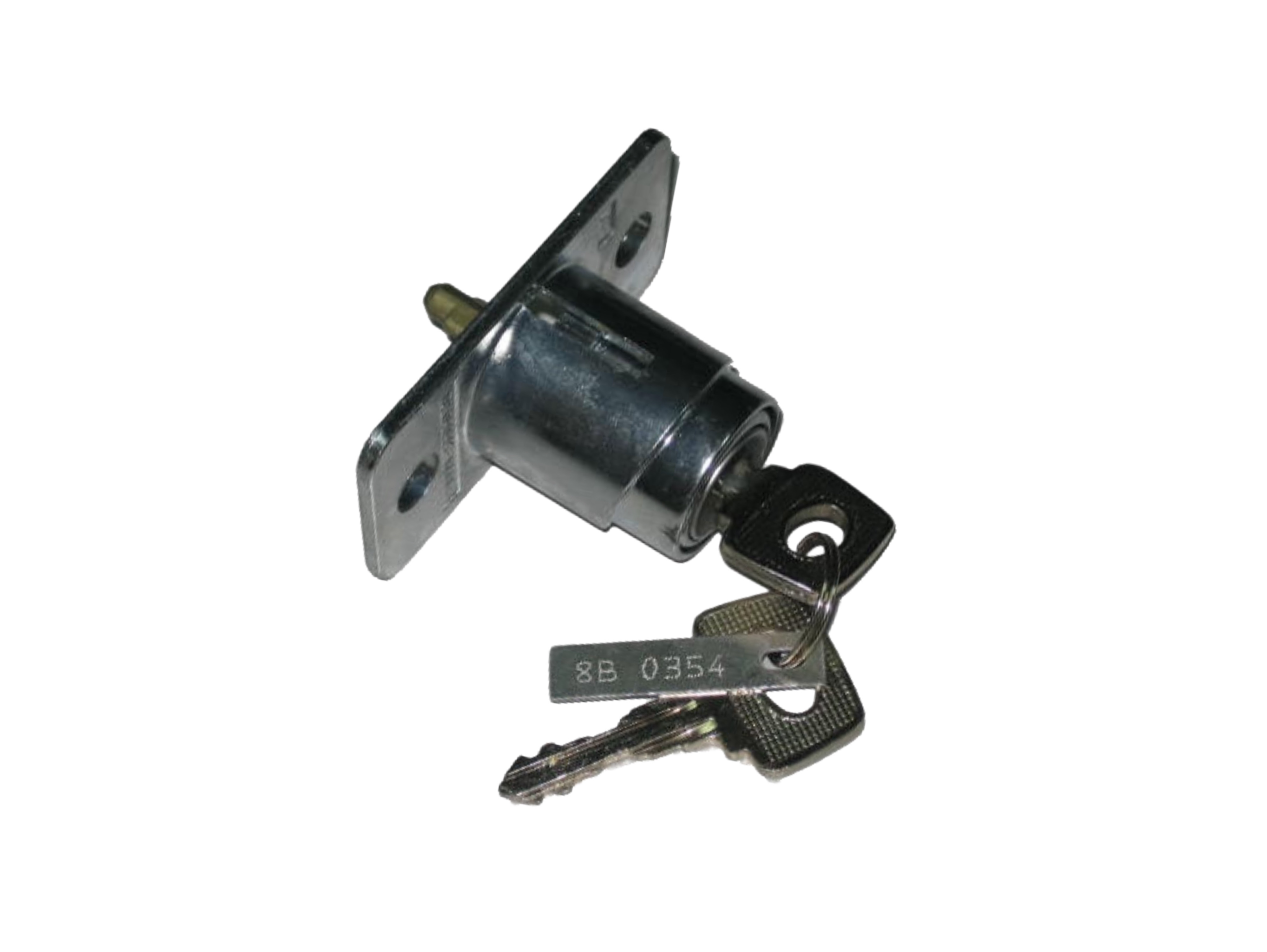Замок багажника с личинками OEM ВАЗ 21099 хром (21099-5606070)