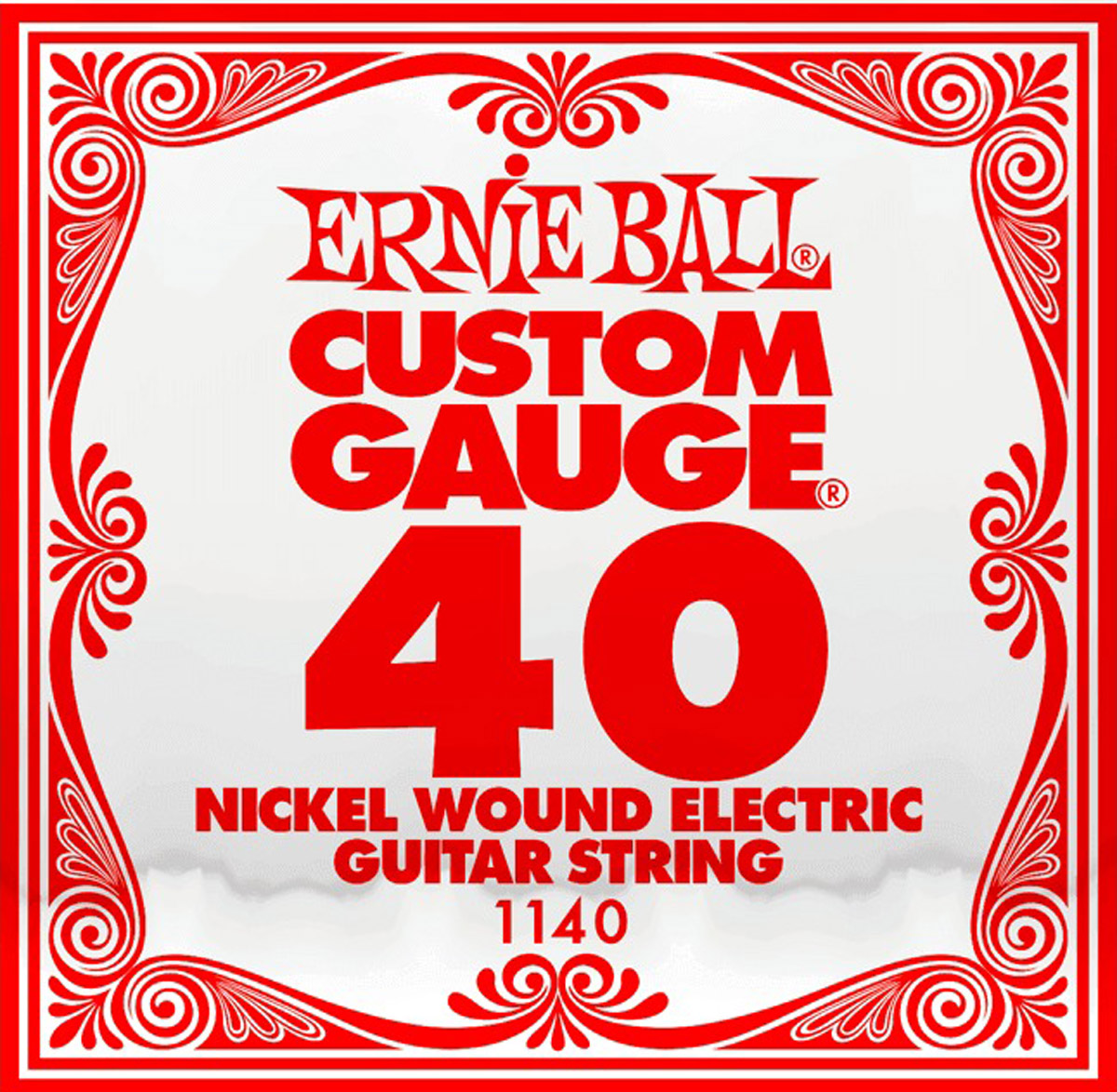 Струна Ernie Ball 1140 Nickel Wound Electric Guitar String .040