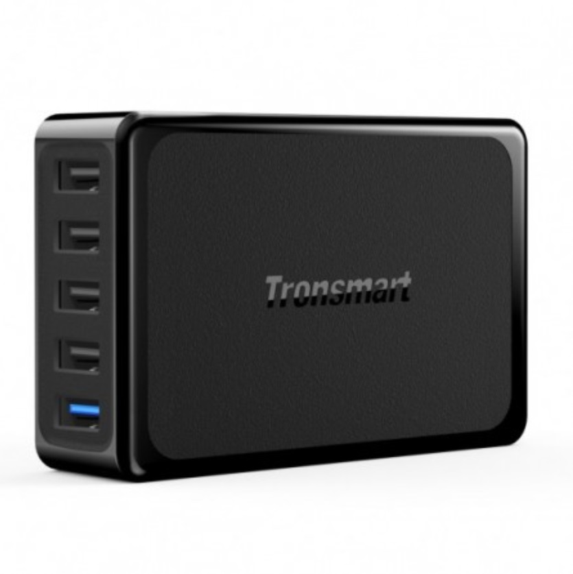 Зарядний пристрій-хаб Tronsmart U5PTA 60W USB PD Desktop Charger with VoltiQ (4cs_0066)