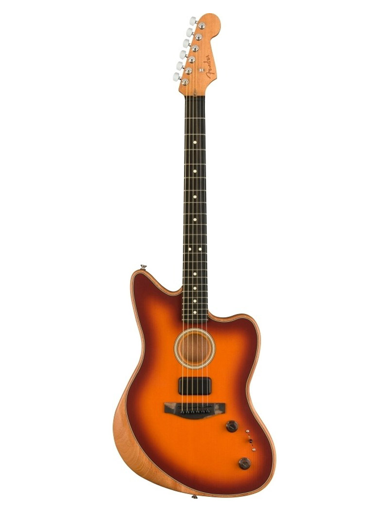 Электроакустическая/Полуакустическая гитара Fender American Acoustosonic Jazzmaster Tobacco Sunburst