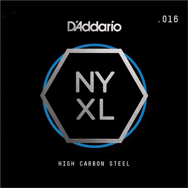 Струна D'Addario NYS016 High Carbon Steel Single String .016