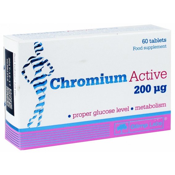 Микроэлемент Хром для спорта Olimp Nutrition Chrom Activ 200 mg 60 Caps