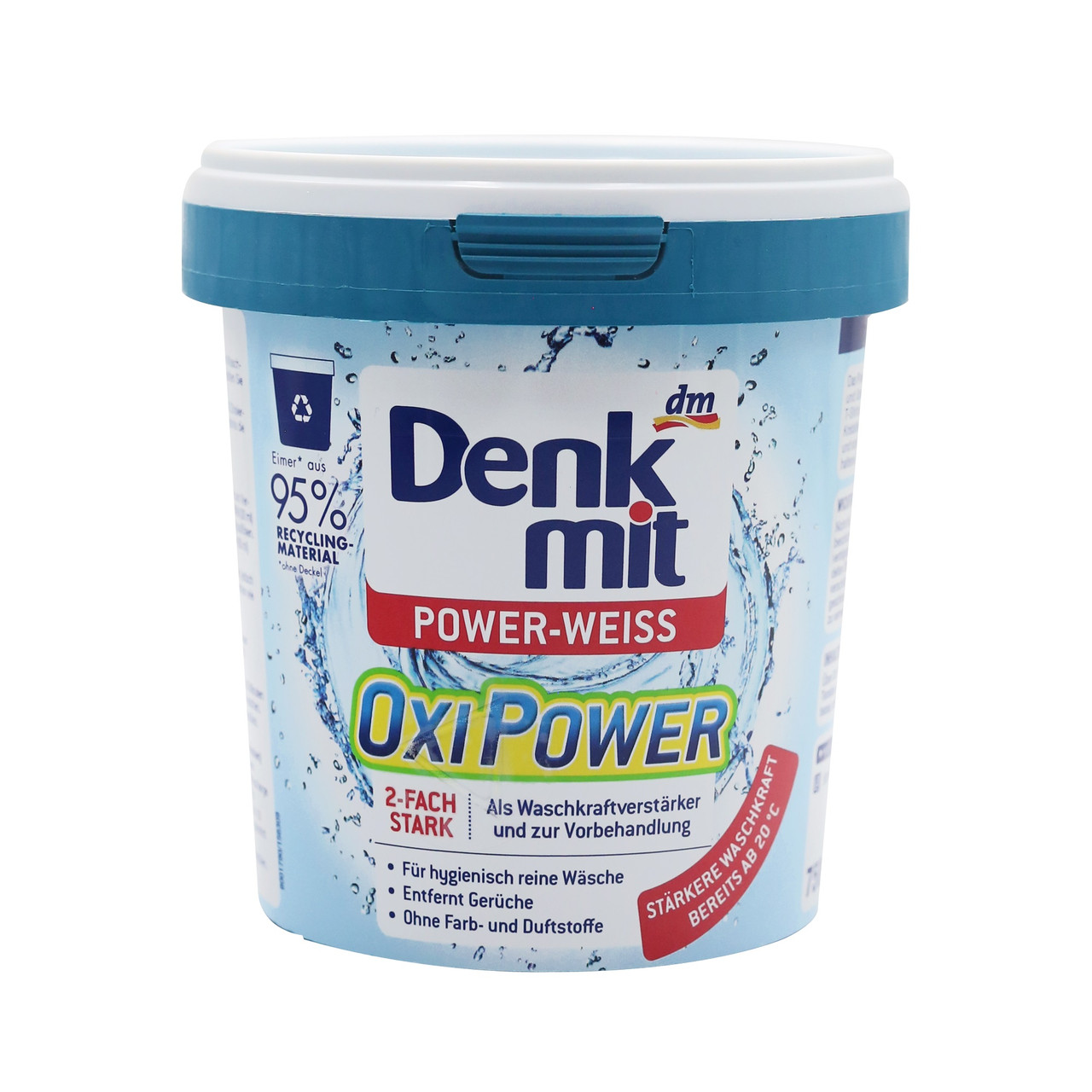 Плямовивідник Denkmit Oxi Power для білих речей 750 г