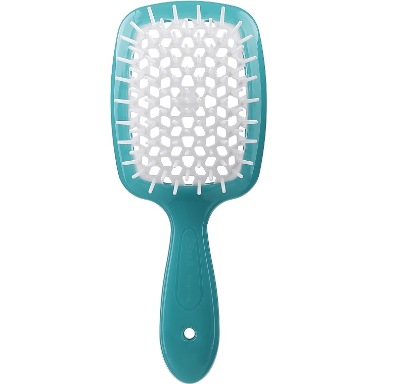 Щітка для волосся бірюзовий з білим Superbrush Janeke