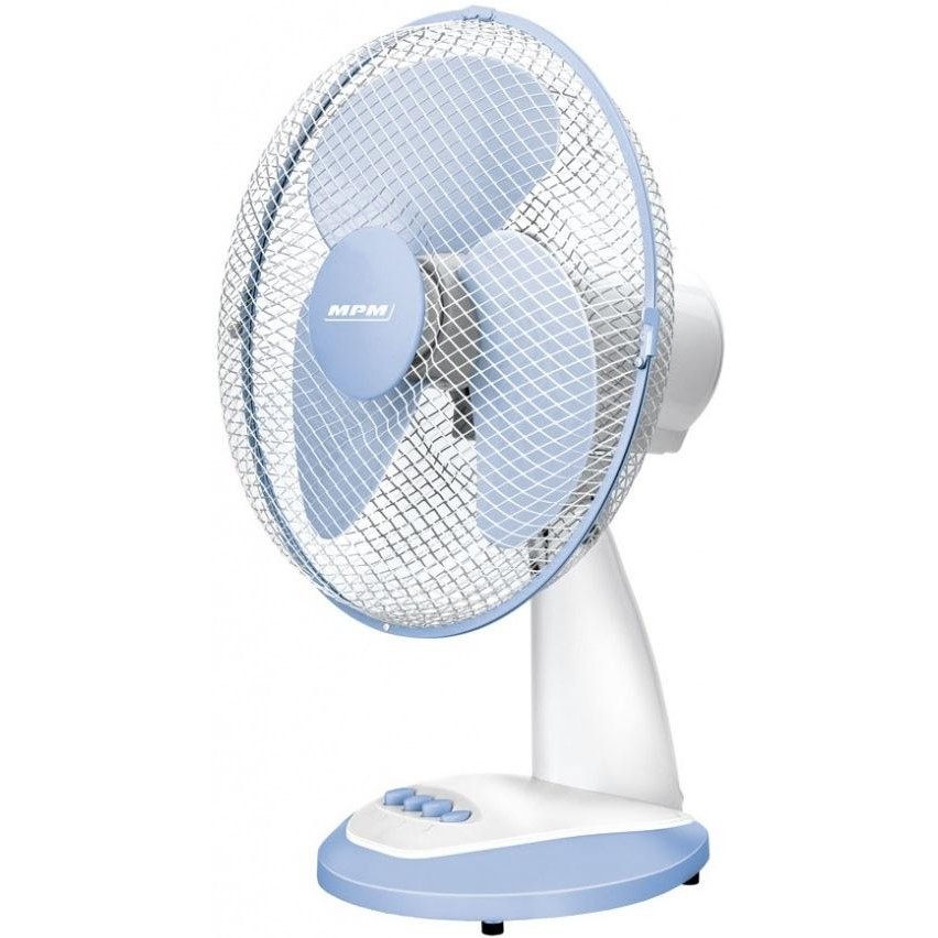 Вентилятор настільний MPM Product MWP-11 Білий з блакитним (F00165856)