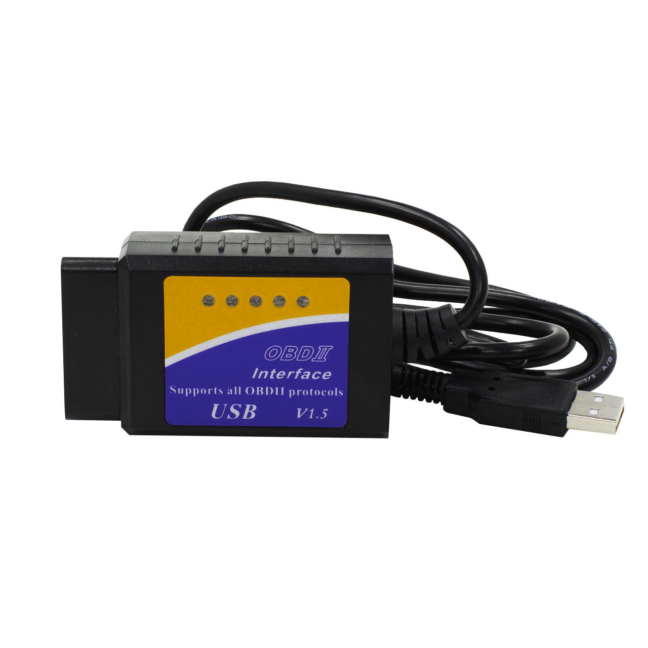Сканер Lesko V04HU-1 для автомобіля OBD2 USB напруга 12V (2783-7601)