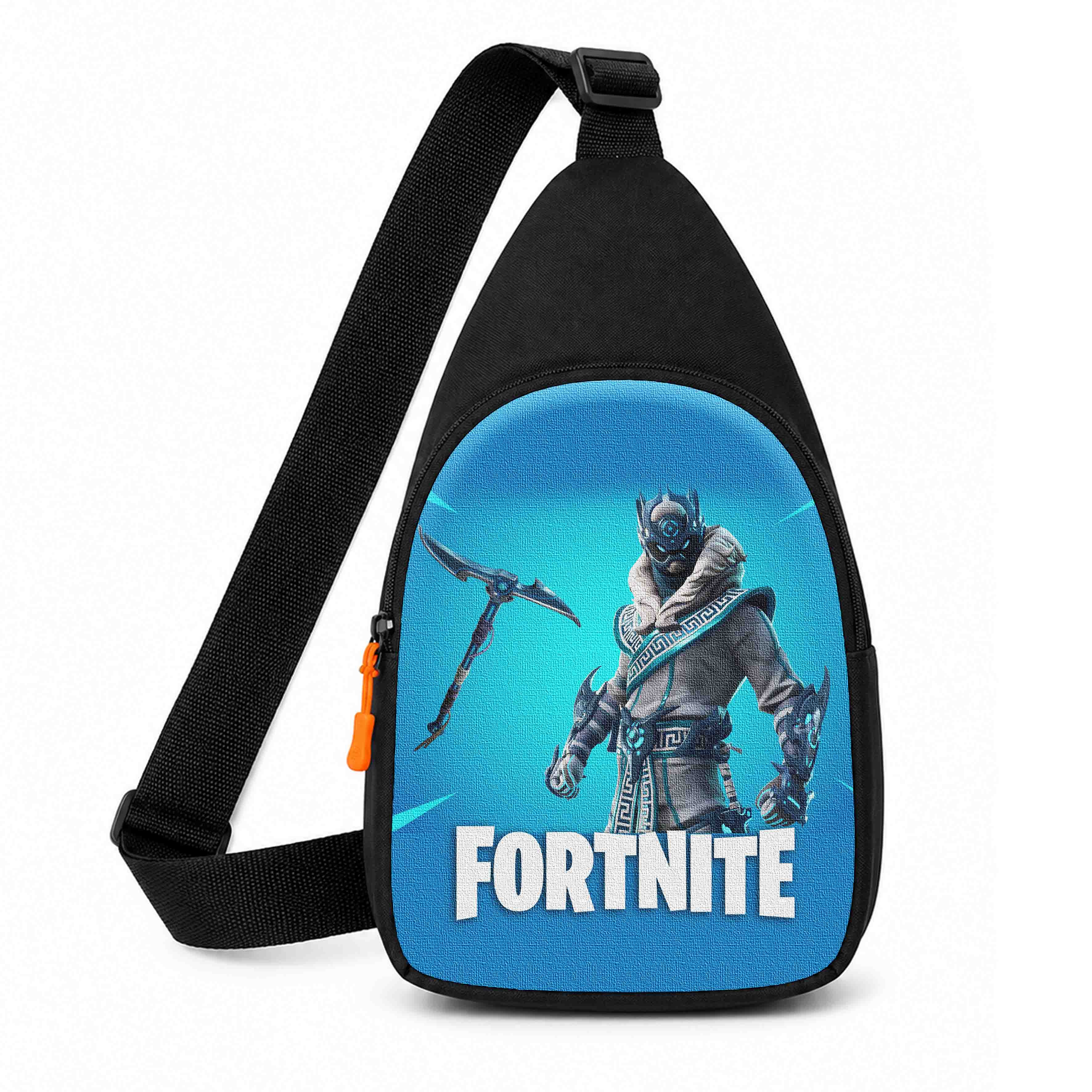 Дитяча сумка-слінг через плече Fortnite 29×17×5 см, чорна