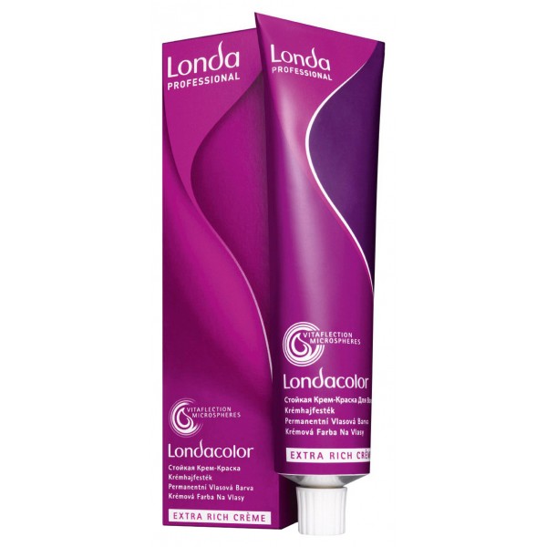 Стойкая крем-краска для волос Londa Professional Permanent Color 8/69 Light Blond Violet Cendre 60 мл (3614229725452)