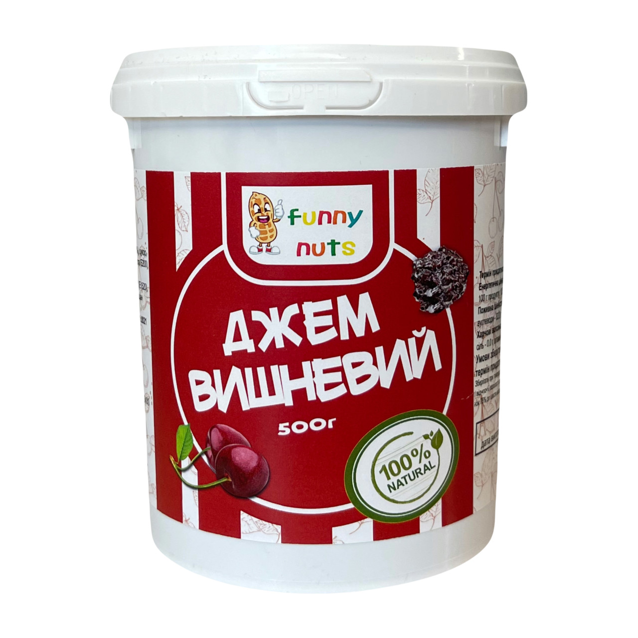 Джем вишневый Funny Nuts 500 г (1899444433)