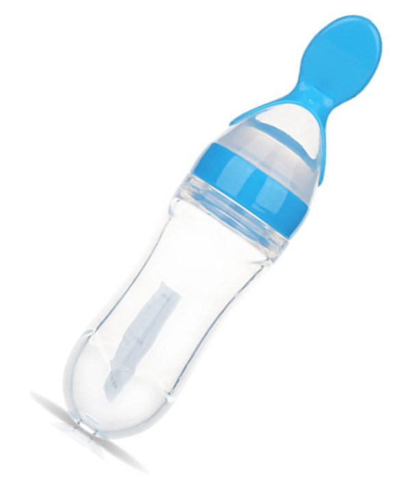 Пляшка-ложка для годування новонародженого VOLRO Синій (vol-1446)