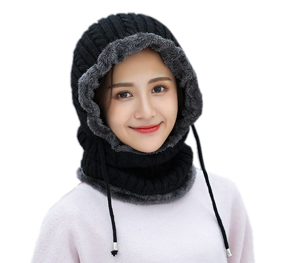Шапка Teburya многофункциональная One Size Черный (HbP050581)