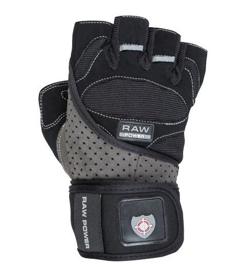 Перчатки для тяжелой атлетики Power System Raw Power PS-2850 S Black