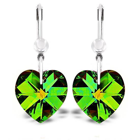 Сережки KOBI Heart зі Swarovski 14 мм (7440-0954-56)