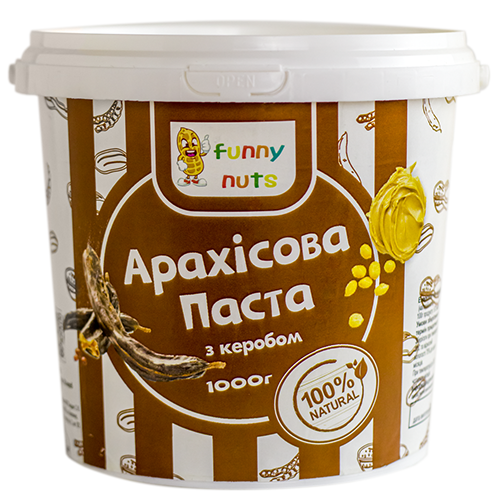 Арахисовая паста Funny Nuts с керобом 1000 г (1320090918)