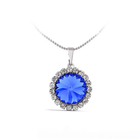 Підвіс з ланцюжком KOBI Rivoli Strass Ø 16 мм зі Swarovski (7430-3090-06-32)