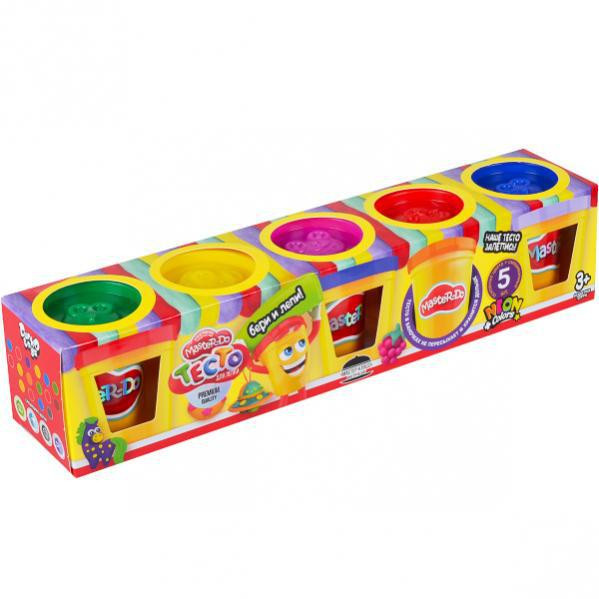 Тісто для ліплення Master-Do DankO toys 5 кольорів (8107DTR)