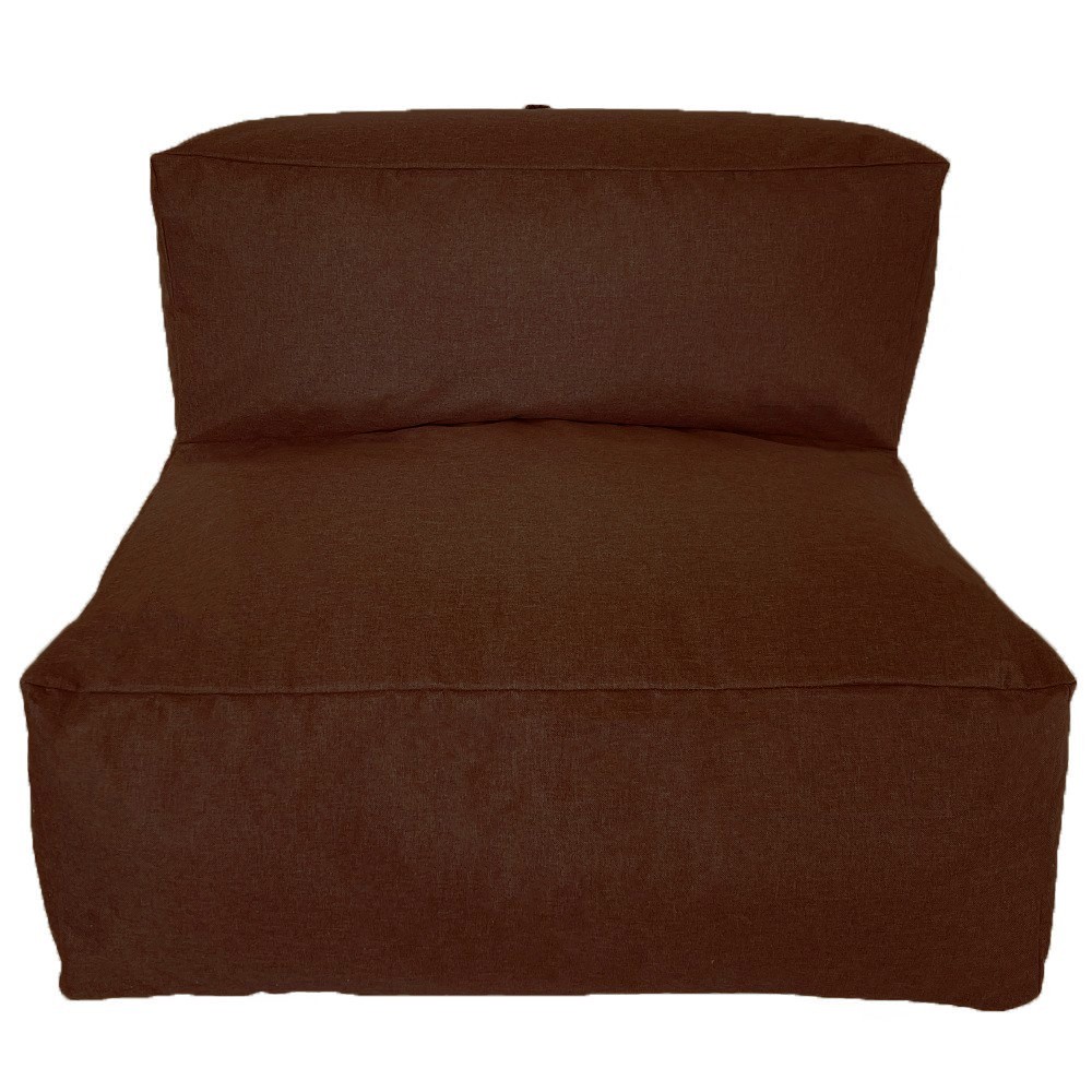 Безкаркасний модульний диван Блек Прямий Tia-Sport (sm-0945-6) коричневий