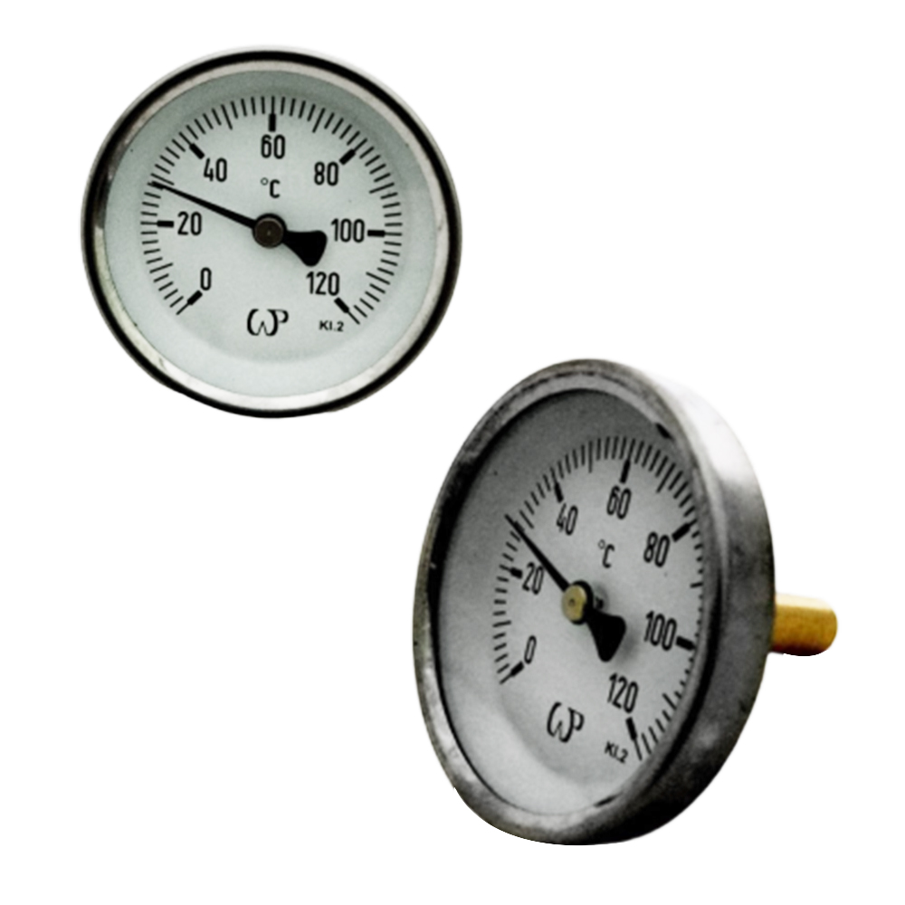 Термометр Aquavita 120 °C горизонтальный Польша