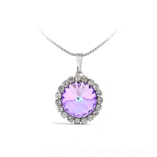 Підвіс з ланцюжком KOBI Rivoli Strass Ø 16 мм зі Swarovski (7430-3090-22-32)