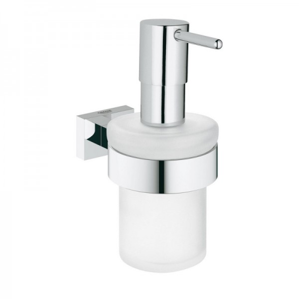 Дозатор Grohe Ex Essentials Cube 40756001 рідкого мила з тримачем