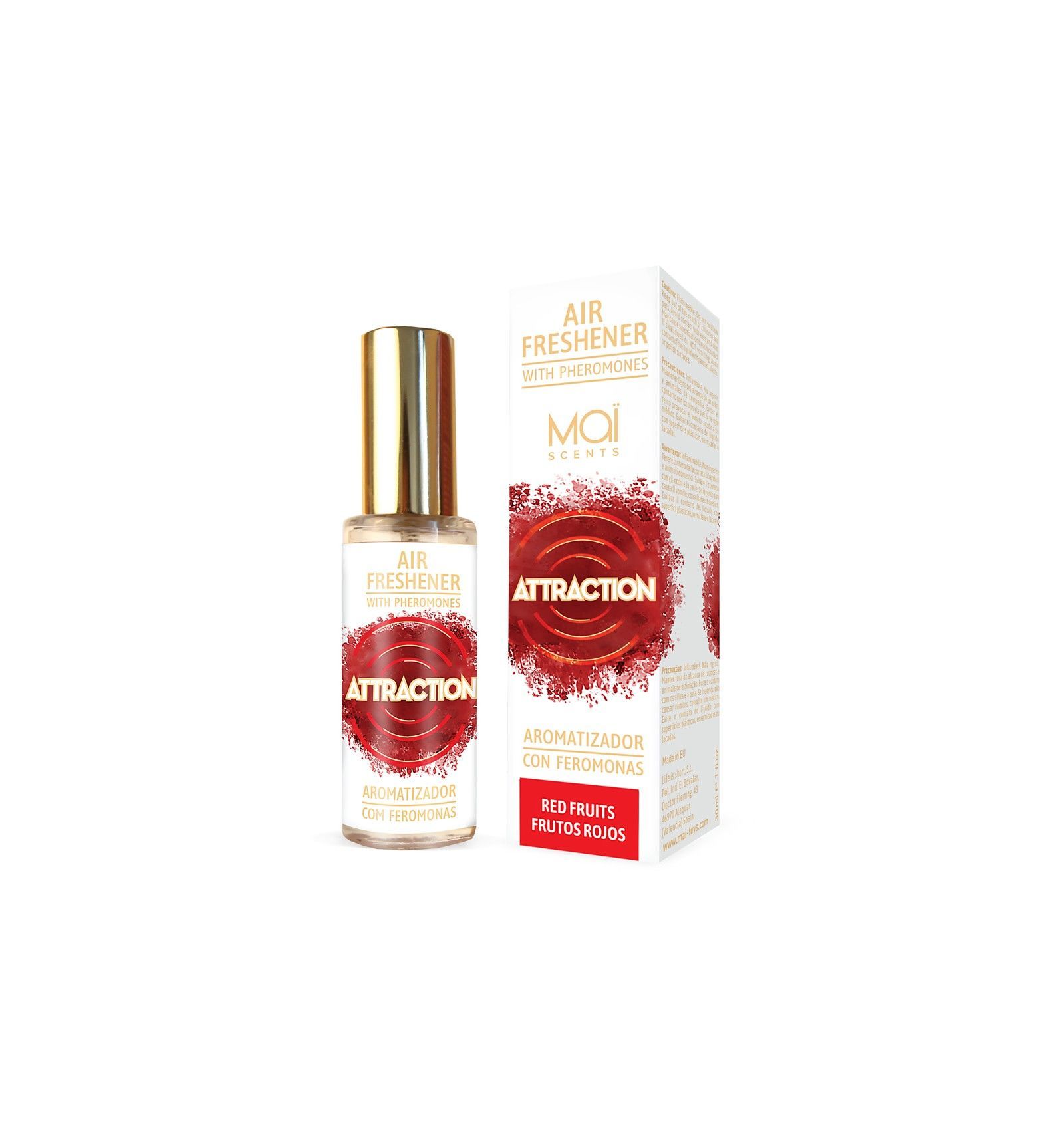 Освіжувач повітря з феромонами та ароматом червоних фруктів MAI Air Freshener Red Fruits (30 мл) (SO2418F)