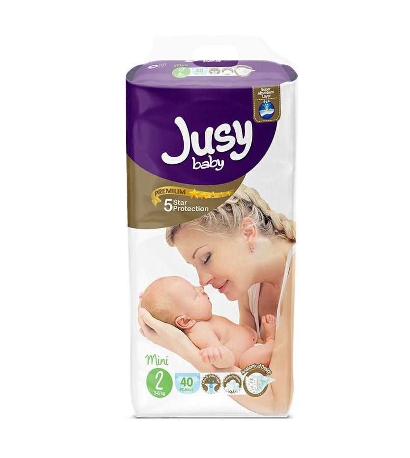 Дитячі підгузки Jusy mini 2 3-6 кг (Jmini40)