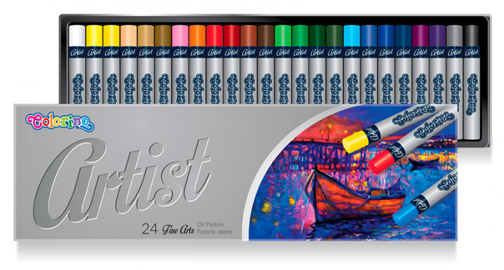 Пастель олійна Colorino Artist 24 кольори (65719PTR)