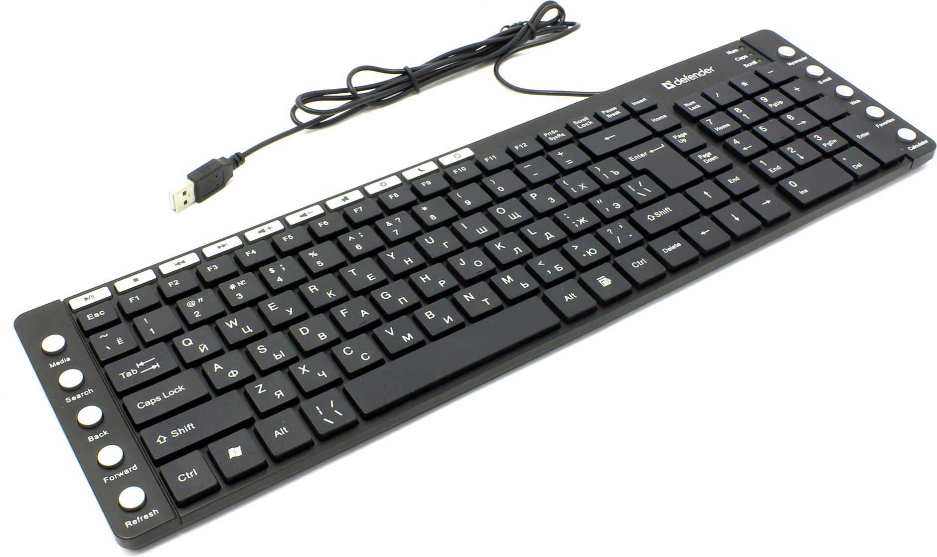 Клавіатура провідна Defender OfficeMate MM-810 USB (45810) (F00159429)