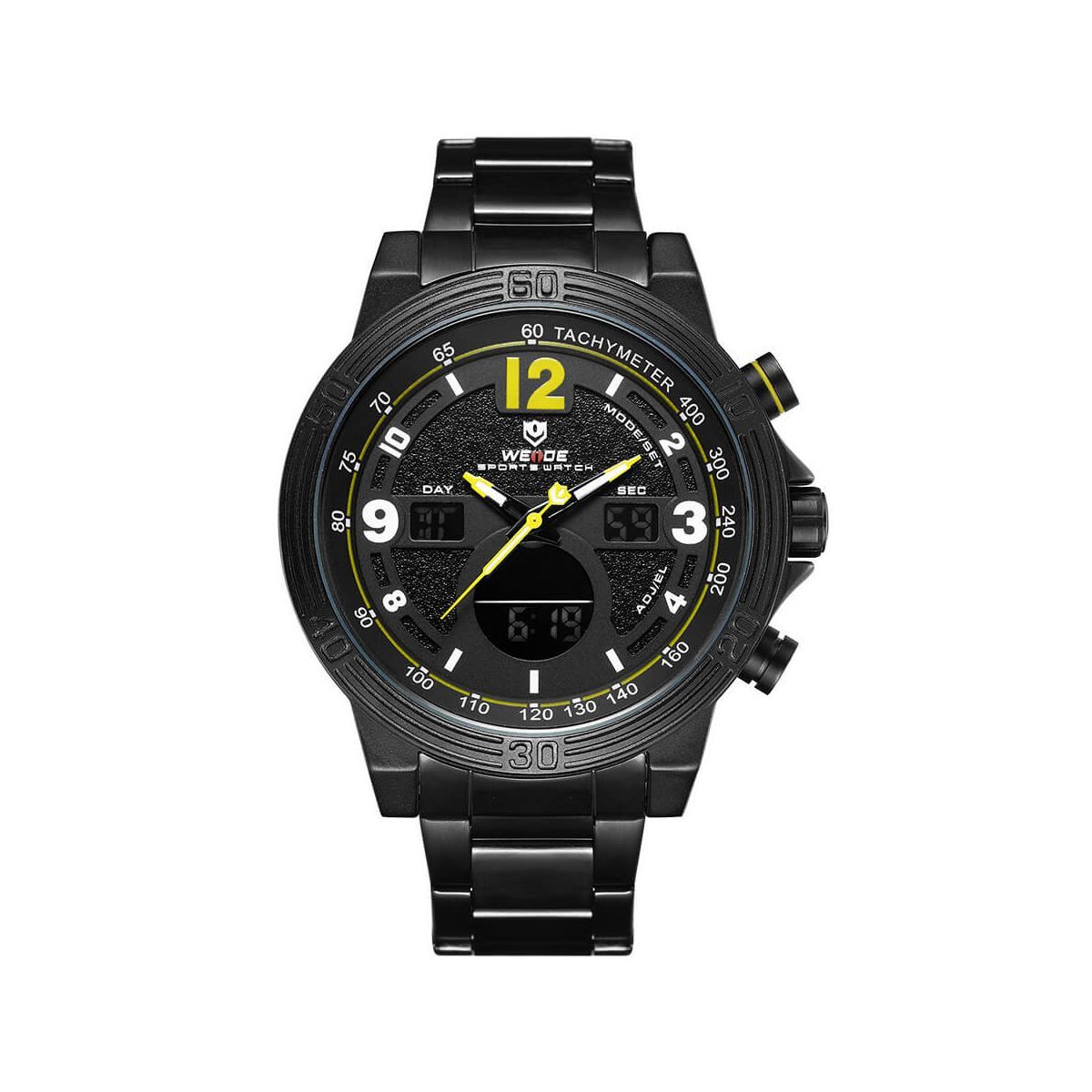 Часы Weide Yellow WH6908B-3C SS (WH6908B-3C)