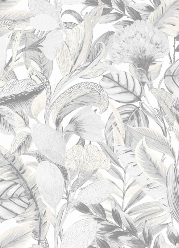 Виниловые обои на флизелиновой основе Erismann Elle Decoration 2 12115-10 Серый